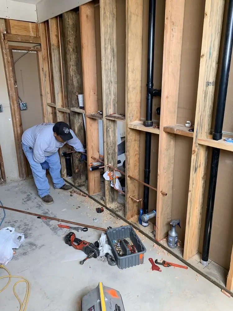 Commercial rough-in plumbing for Gas Line Repair in Pecos Vistas